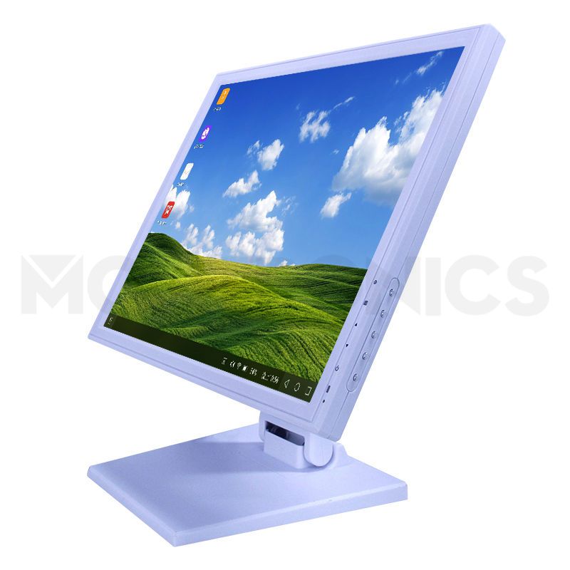 17 inch White Resistive Touch Monitor